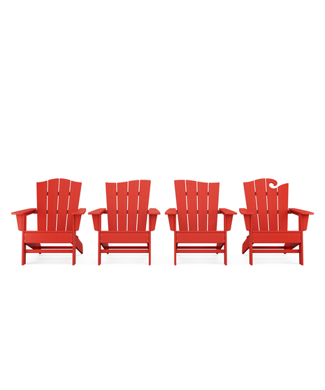 The Wave Collection - Sunset Red