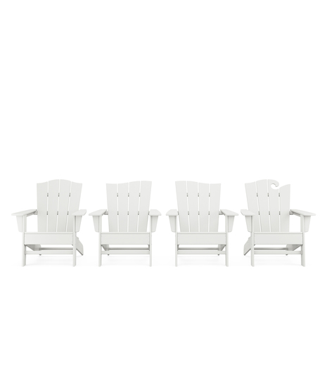 The Wave Collection - Vintage White Finish