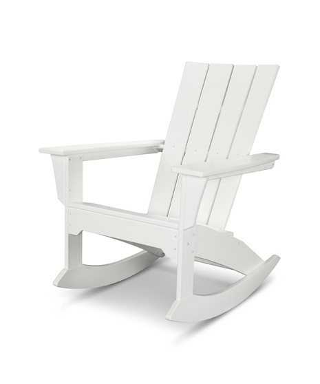 Quattro Adirondack Rocking Chair - White