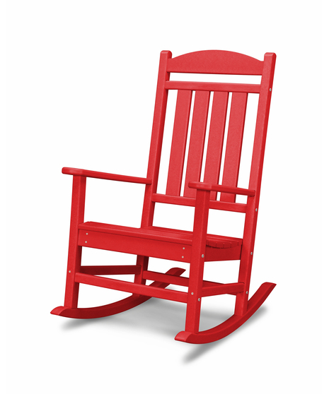 Presidential Rocking Chair - Sunset Red
