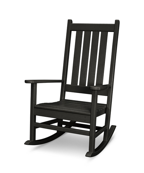 Vineyard Porch Rocking Chair - Black