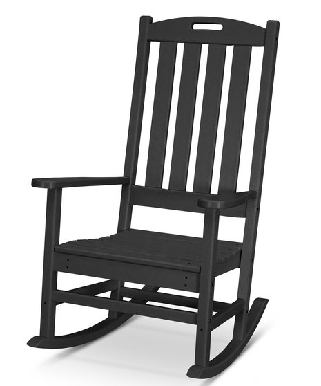 Nautical Porch Rocking Chair - Black