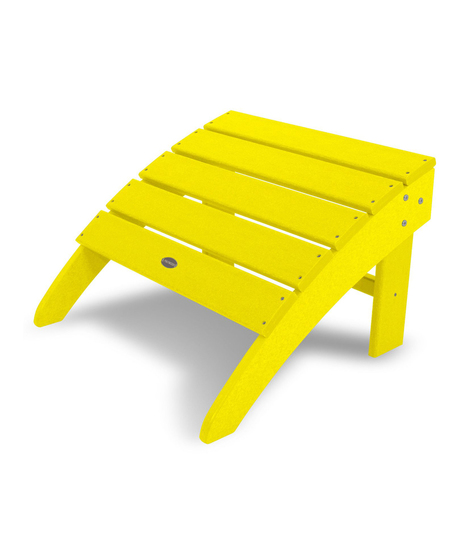 South Beach Adirondack Ottoman - Lemon