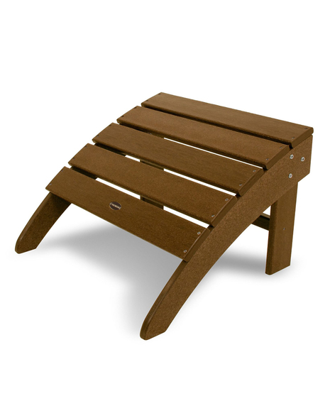 South Beach Adirondack Ottoman - Teak