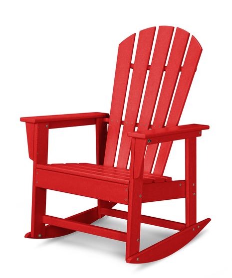 South Beach Rocking Chair - Sunset Red