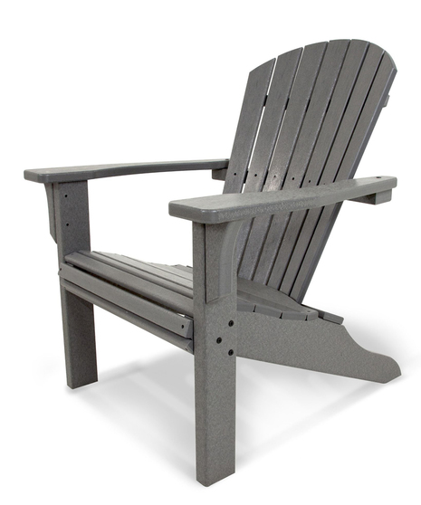Seashell Adirondack - Slate Grey