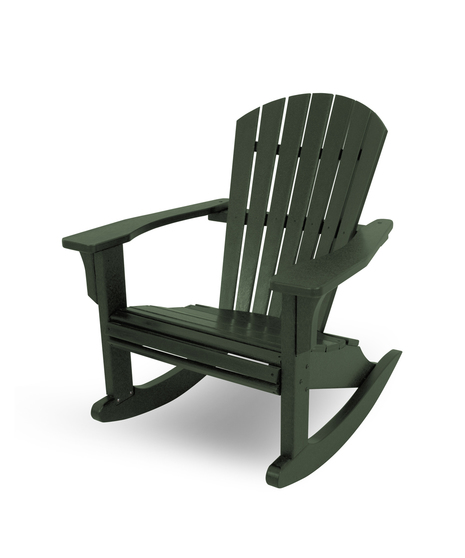 Seashell Rocking Chair - Green