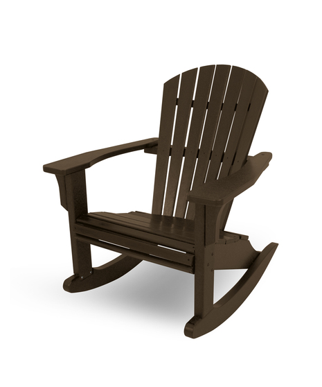 Seashell Rocking Chair - Mahogany