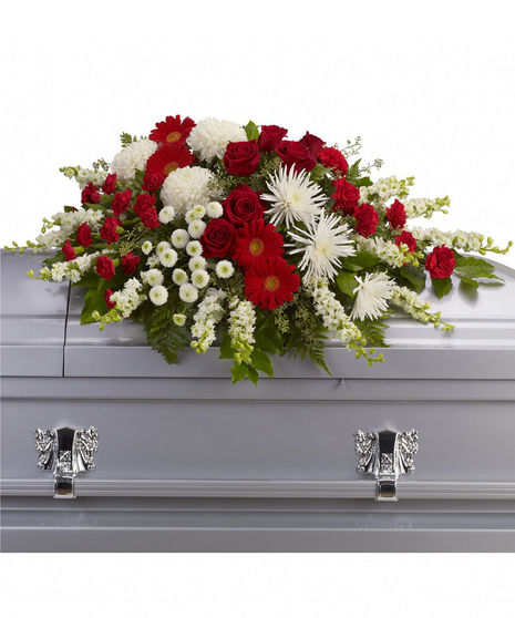 Strength & Wisdom Casket Spray