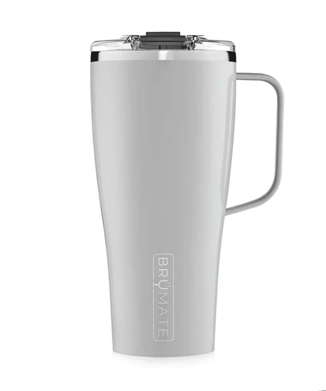 The BrüMate Toddy XL is our versatile, fully leakproof, triple-insulated, stainless steel mug with a handle that works with both hot and cold beverages.