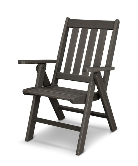 Vineyard Folding Dining Chair - Vintage Finish Coffee