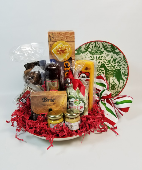 Vietri Mistletoe Woodland Medium Platter Charcuterie