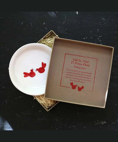 Vietri Old St Nick Ti Penso Plate