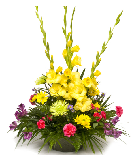 All-Around Cemetery Arrangement