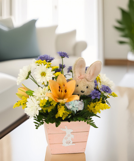 Bunny Crossing Bouquet - hop into spring