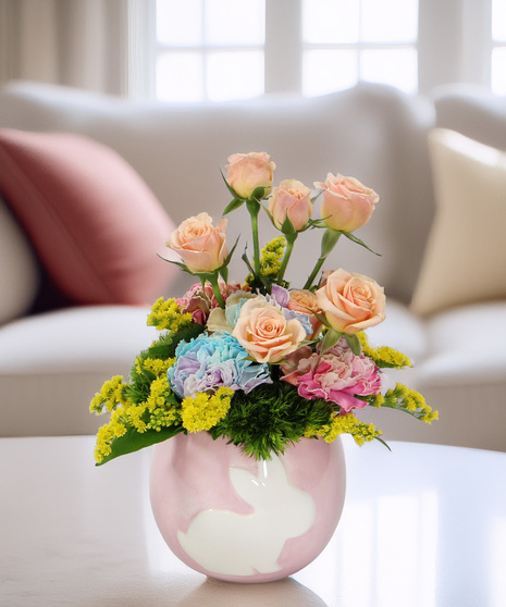 Easter Bunny - sweet spring blooms