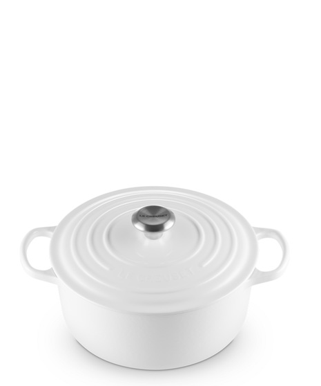 Enameled Cast Iron Signature Round Dutch Oven with Lid 5.5qt