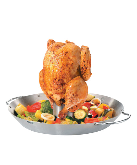 Chicken Roaster and Vegetable Wok BBQ