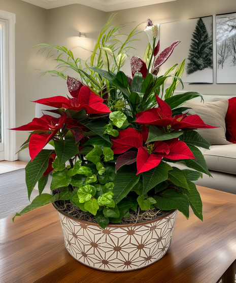 Holiday Star Garden - a festive blend of holiday color