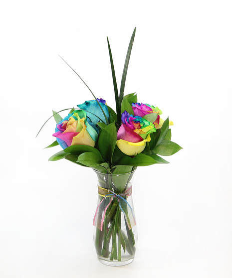 Mini Tie-Dyed Roses