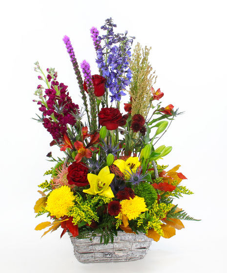 Montana Meadow - a wild, garden-inspired bouquet bursting with color