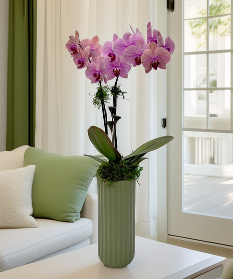 Double-Stemmed Phalaenopsis Orchid