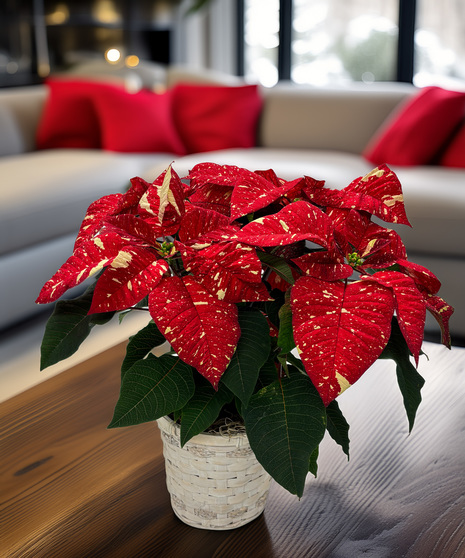 Novelty Poinsettia in 6