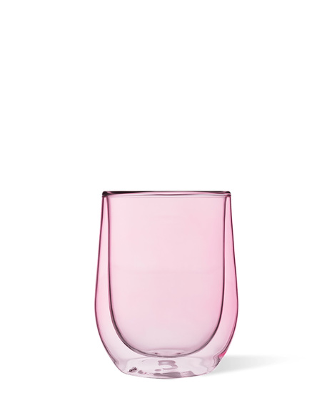 Crafted with lightweight yet durable double-walled glass that's hot and cold ready. Not to mention, a great addition to your bar cart.