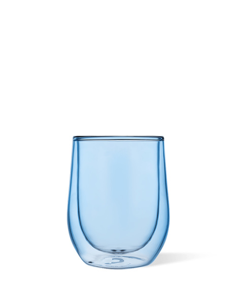 Crafted with lightweight yet durable double-walled glass that's hot and cold ready. Not to mention, a great addition to your bar cart.