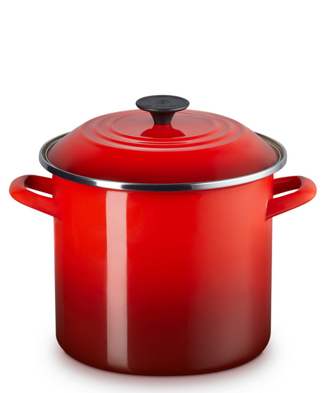 Enamel on Steel Classic Round Stock Pot with Lid 8qt