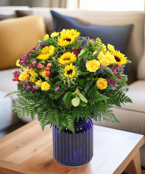 Sunflower Fields - sunshine in a vase