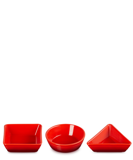 Stoneware Tapas Dishes, Set of 3