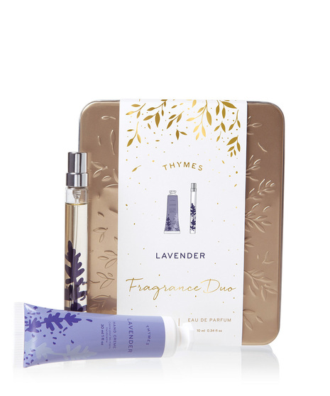 Beautifully nestled in a gold-accented giftable box, this Fragrance Duo includes a convenient Petite Hand Creme and an Eau de Parfum Spray Pen